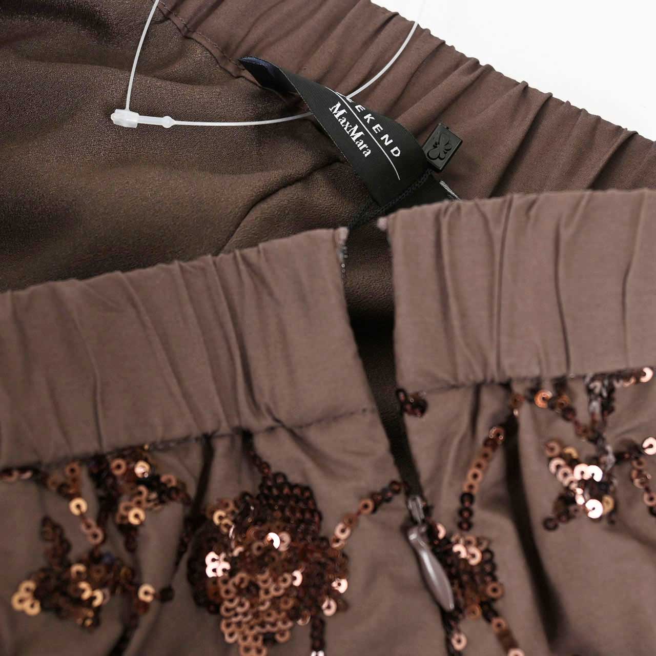 ★ウィークエンド マックスマーラ WEEKEND MAXMARA スカート TEMPRA 5106071600 001 ブラウン 2025AW レディース