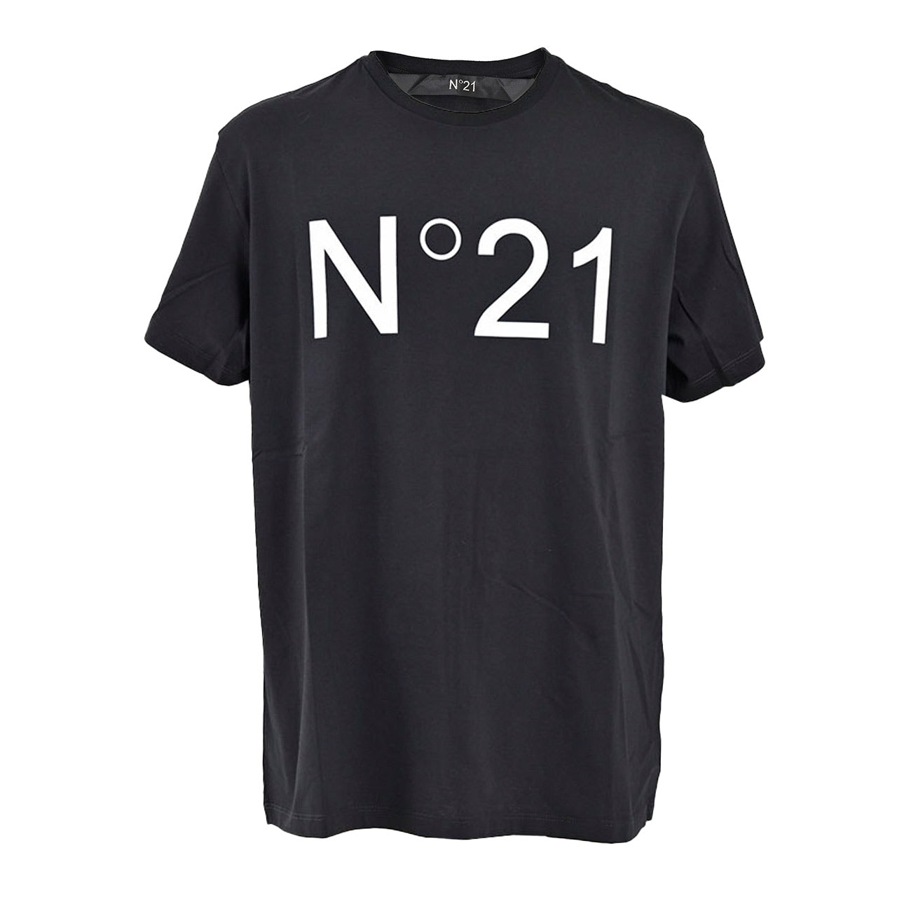★ヌメロ ヴェントゥーノ No.21 Tシャツ 25SU F051 6328 ブラック  メンズ