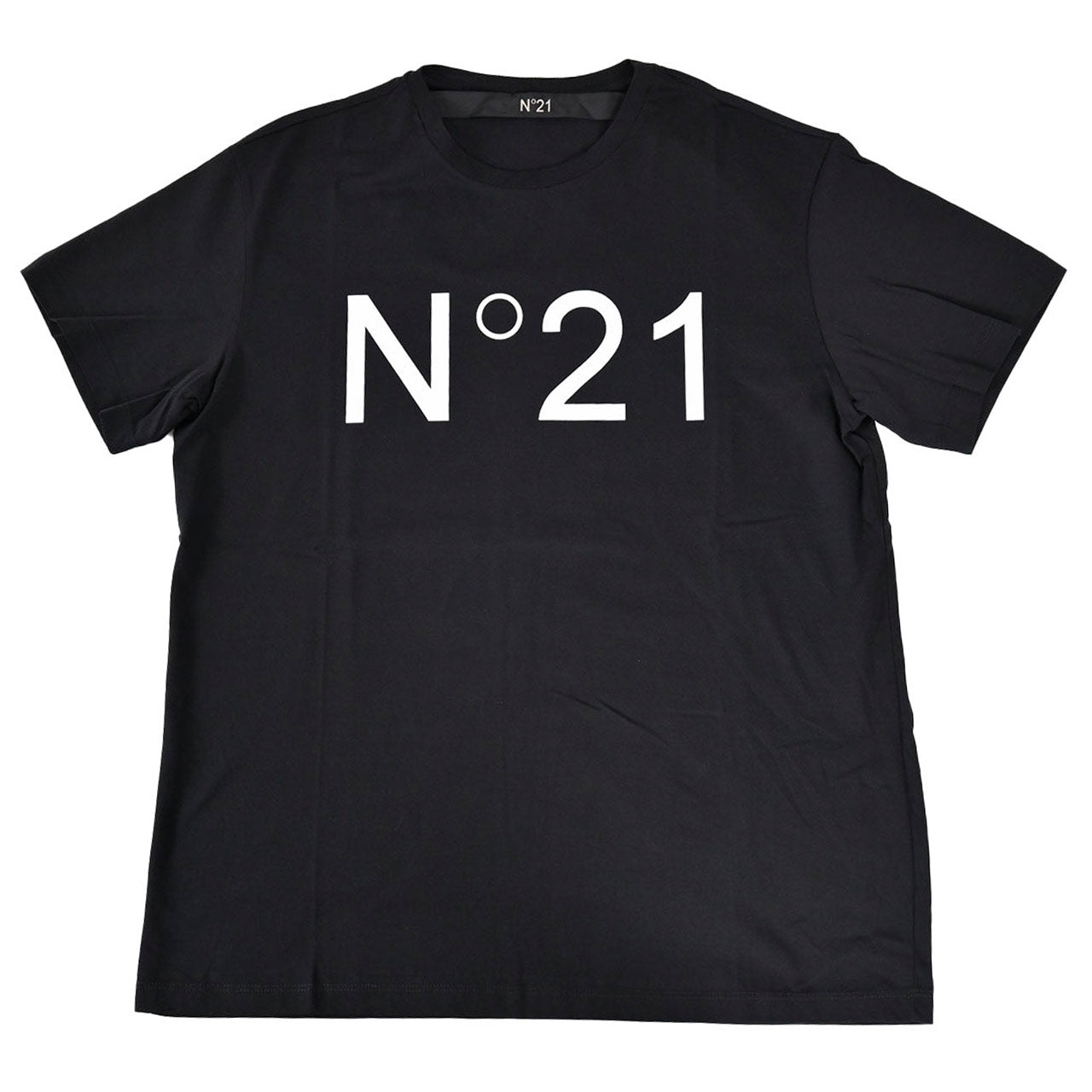 ★ヌメロ ヴェントゥーノ No.21 Tシャツ 25SU F051 6328 ブラック  メンズ