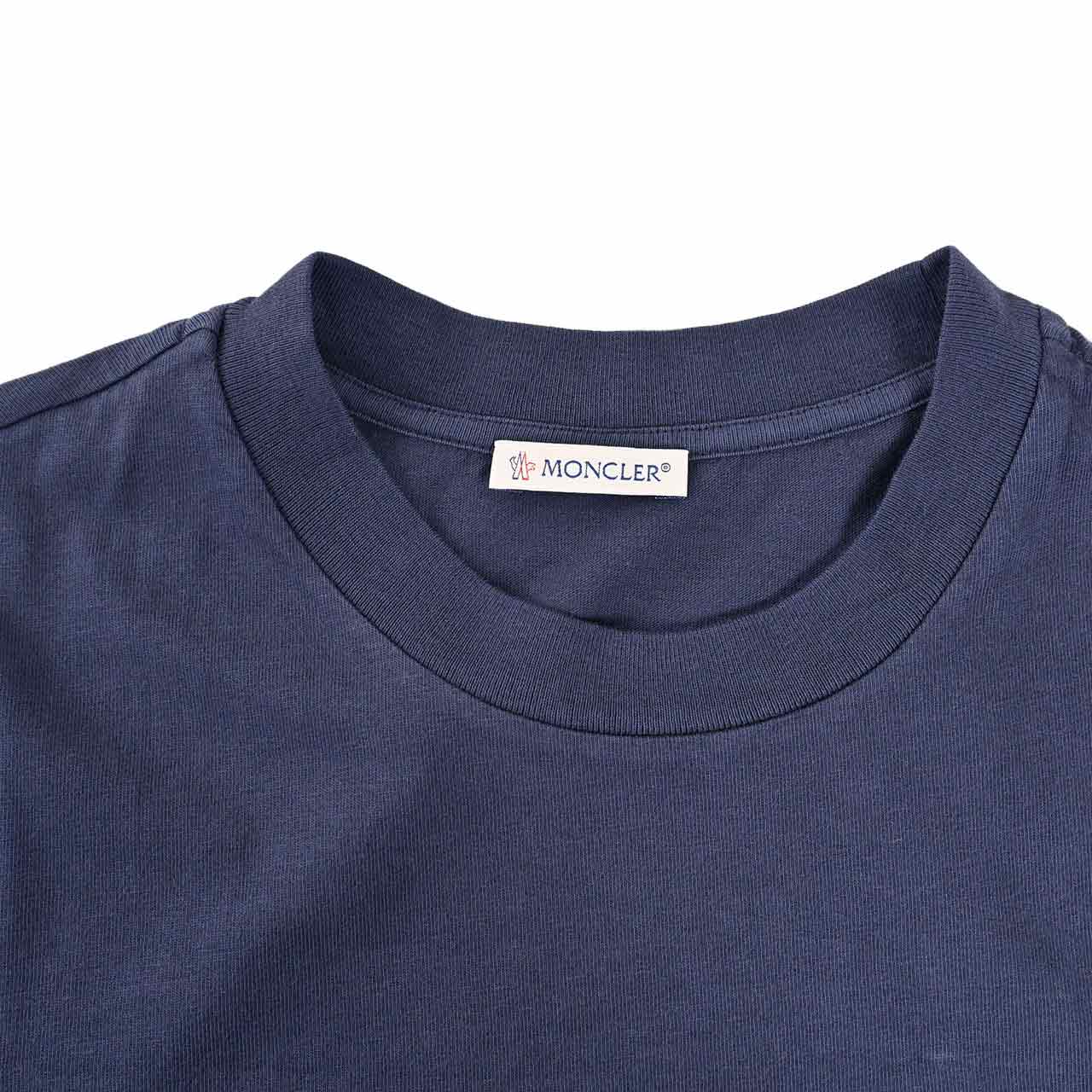 ★モンクレール MONCLER Tシャツ 8C00168 829H8 773 ネイビー  レディース