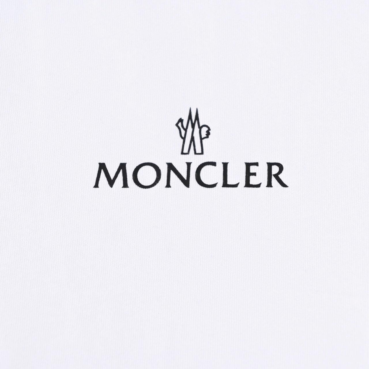 ★モンクレール MONCLER Tシャツ 8C01096 8390Y 001 ホワイト  メンズ