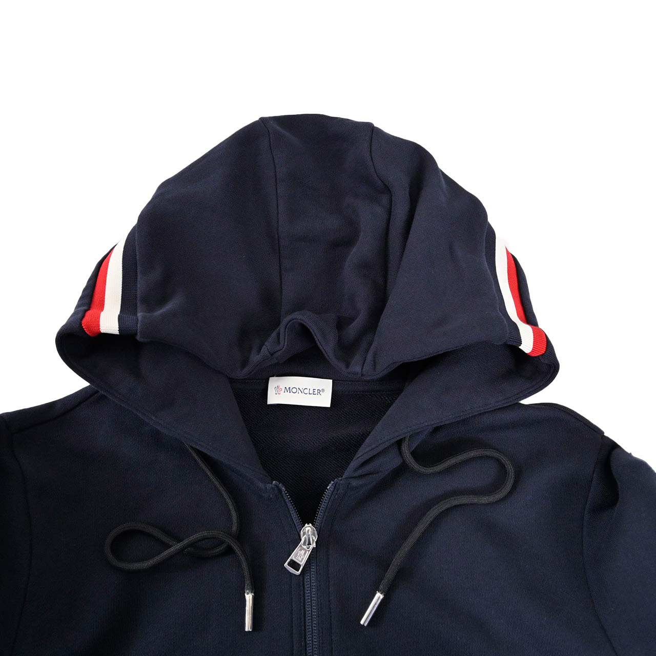 ★モンクレール MONCLER ジップアップパーカー 8501400 80507 778 ネイビー メンズ