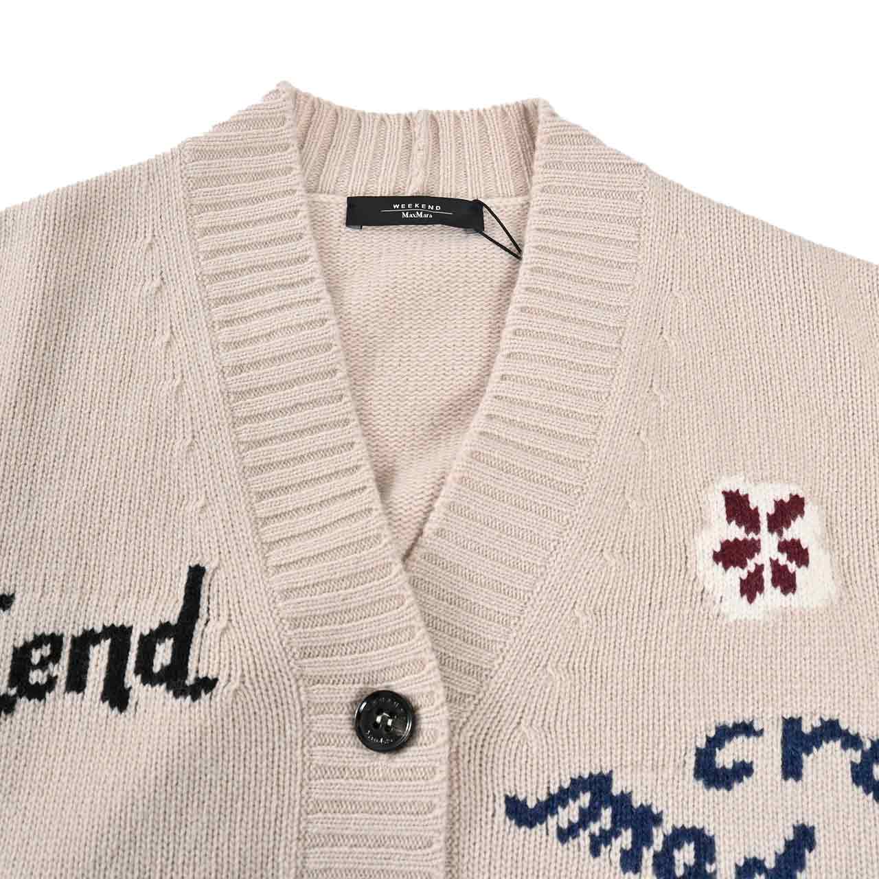 ★ウィークエンド マックスマーラ WEEKEND MAXMARA カーディガン BELGIO 5346082600 005 クリーム 2025AW レディース