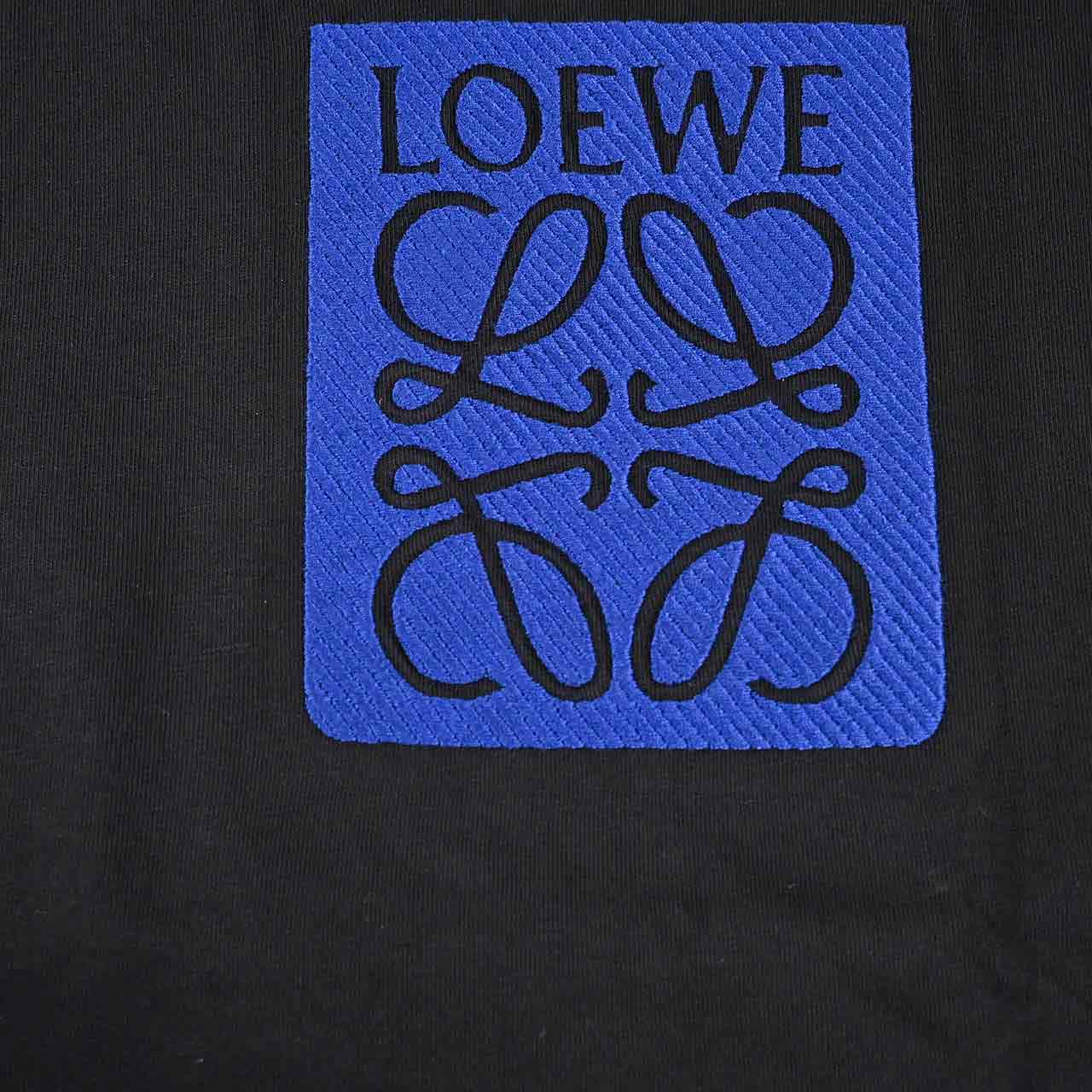 ★ロエベ LOEWE Tシャツ H526Y22XAT 1100 ブラック メンズ