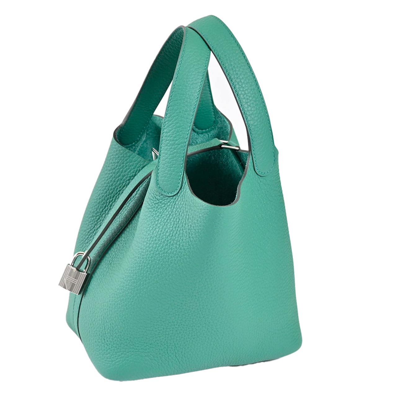 ★エルメス HERMES バッグ ピコタンPM トリヨンクレマンス GR SV金具 K刻印   レディース