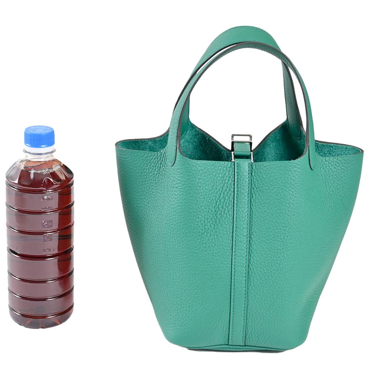 ★エルメス HERMES バッグ ピコタンPM トリヨンクレマンス GR SV金具 K刻印   レディース