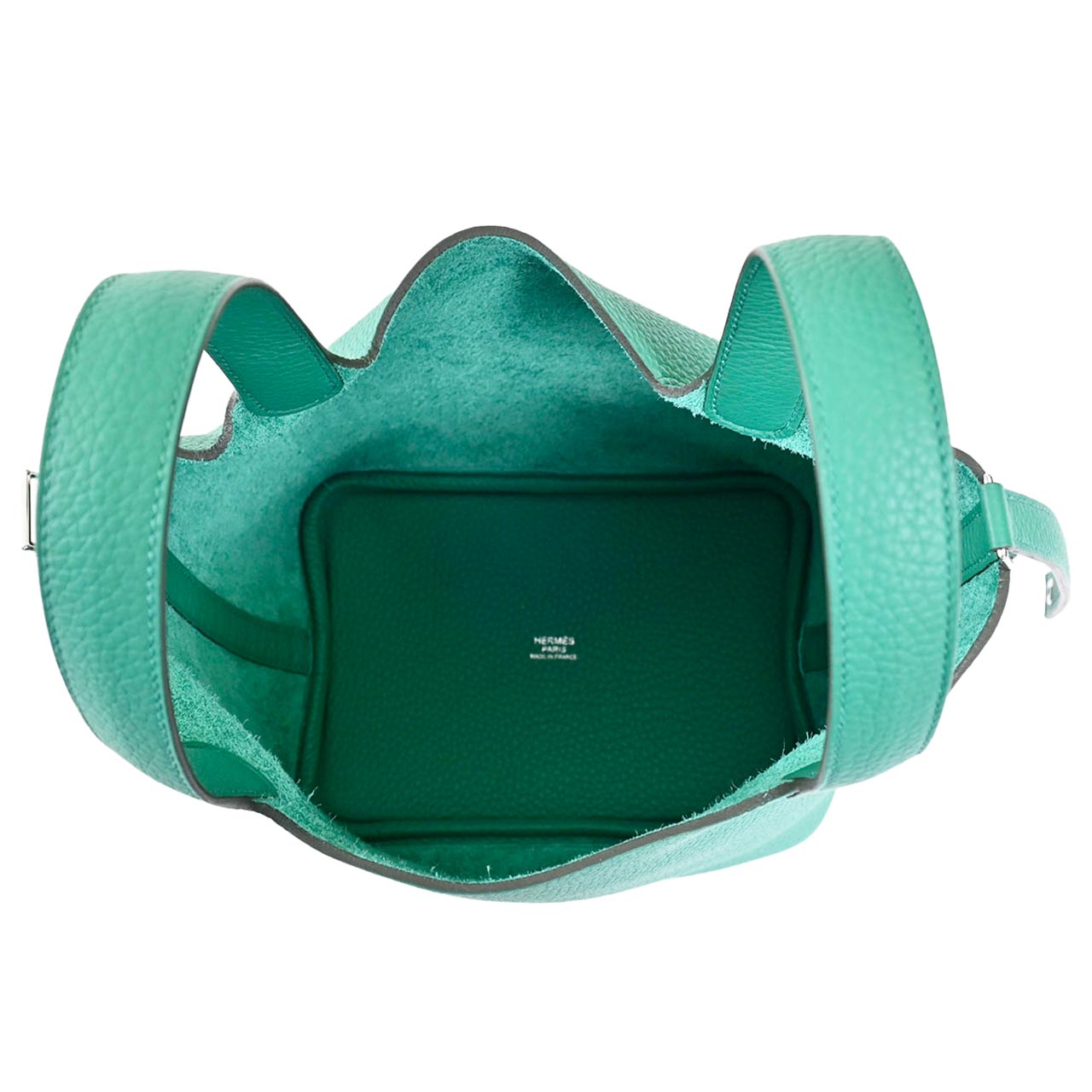 ★エルメス HERMES バッグ ピコタンPM トリヨンクレマンス GR SV金具 K刻印   レディース