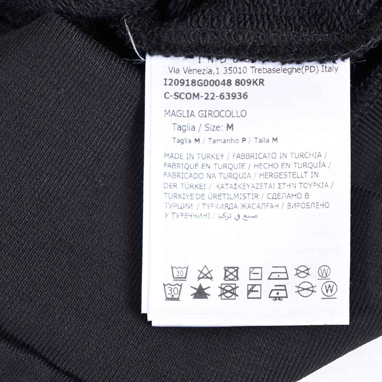 ★モンクレール MONCLER スウェットトレーナー 8G00048 809KR 999 ブラック メンズ