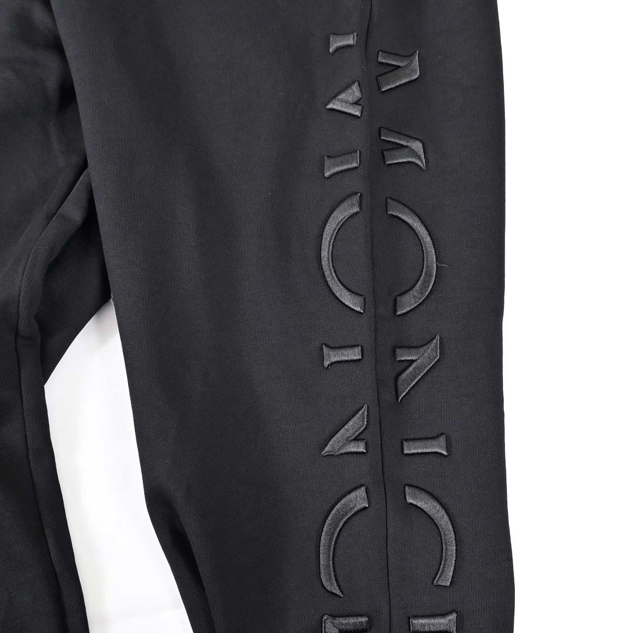 ★モンクレール MONCLER スウェットパンツ 9D71712 V8180 999 ブラック メンズ