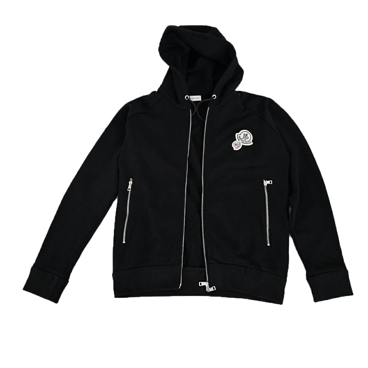 ★モンクレール MONCLER ジップアップパーカー 8G70300 V8101 999 ブラック メンズ
