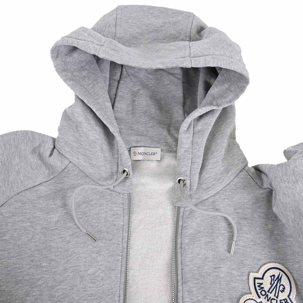 ★モンクレール MONCLER ジップアップパーカー 8G70300 V8101　 984 グレー メンズ