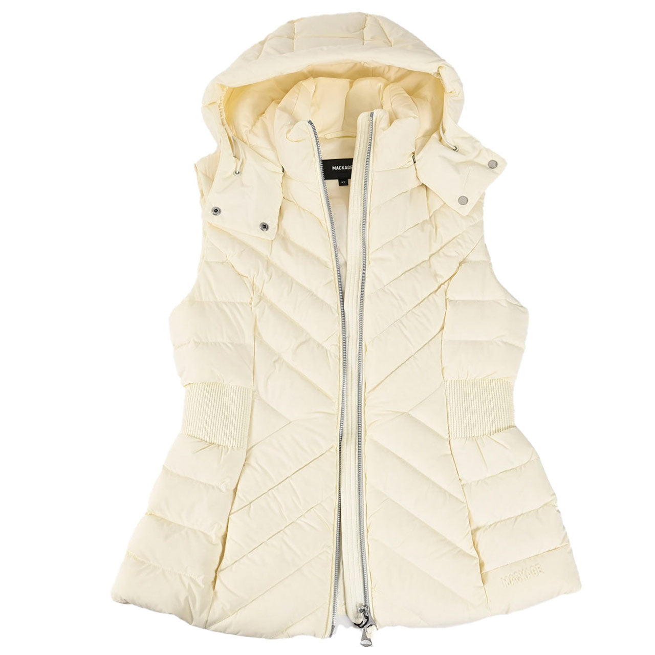 ★マッカージュ MACKAGE ダウンベスト HOSHI C0253 クリーム レディース