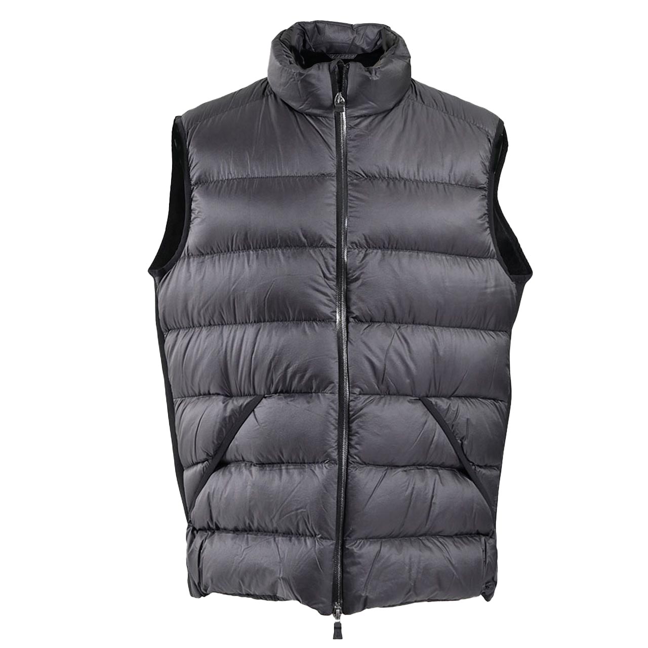 ★ヘルノ HERNO ダウンベスト PI001296U 12812Z 9300 ブラック メンズ