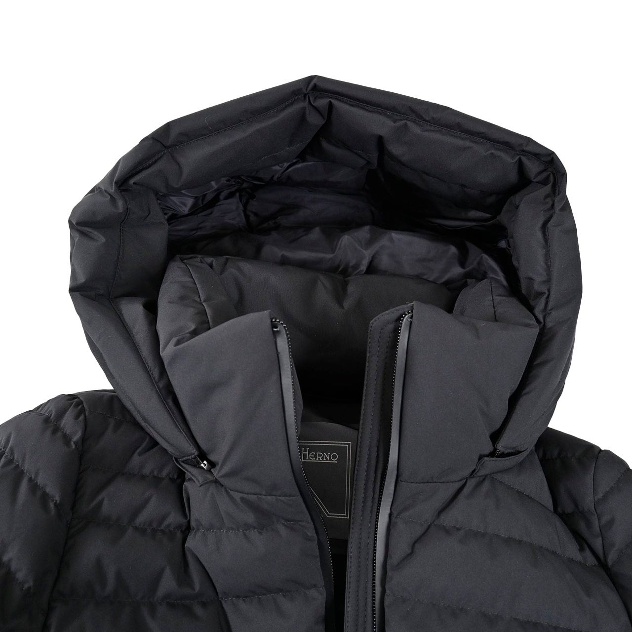 ★ヘルノ HERNO ダウンコート PI002091D 12840 9300 ブラック レディース