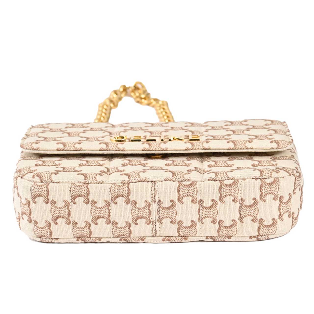 ★セリーヌ CELINE ショルダーバッグ マトラッセ モノグラム 11127 2EZ9 01BC 01BC ベージュ レディース