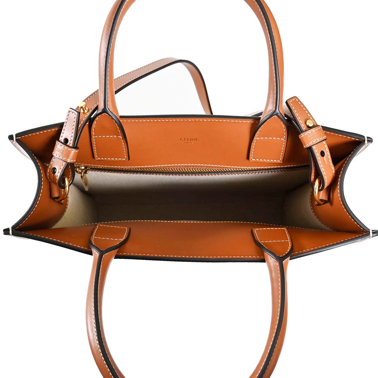 ★セリーヌ CELINE トートバッグ スモールバーティカル カバ 19208 2EZ5 18TN 18TN ベージュ レディース