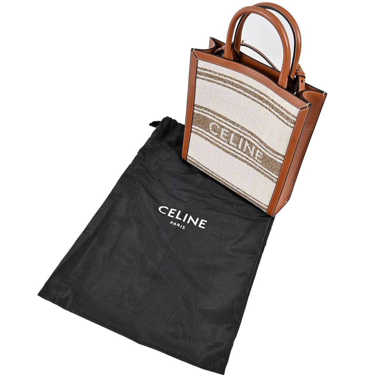 ★セリーヌ CELINE トートバッグ スモールバーティカル カバ 19208 2EZ5 18TN 18TN ベージュ レディース