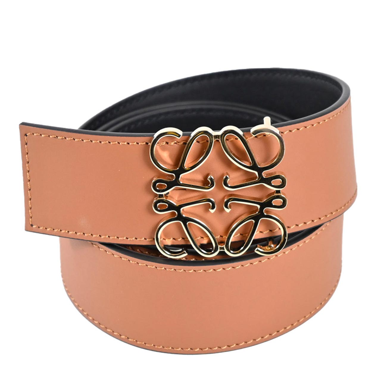 ☆ロエベ LOEWE ベルト 51501010 2544 ブラウン レディース – MAGAZZINO