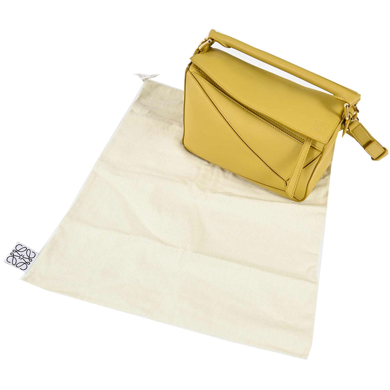 ★ロエベ LOEWE ショルダーバッグ パズルバッグ スモール 32230S21 6048 イエロー レディース