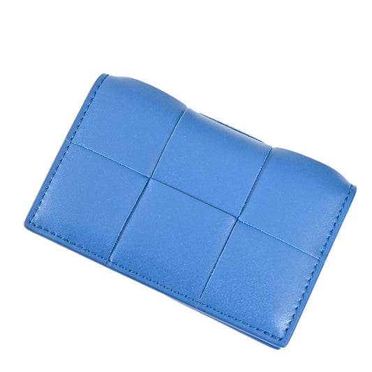 ★ボッテガ ヴェネタ BOTTEGA VENETA 名刺入れ 748053 VBWD2 4424 ブルー メンズ