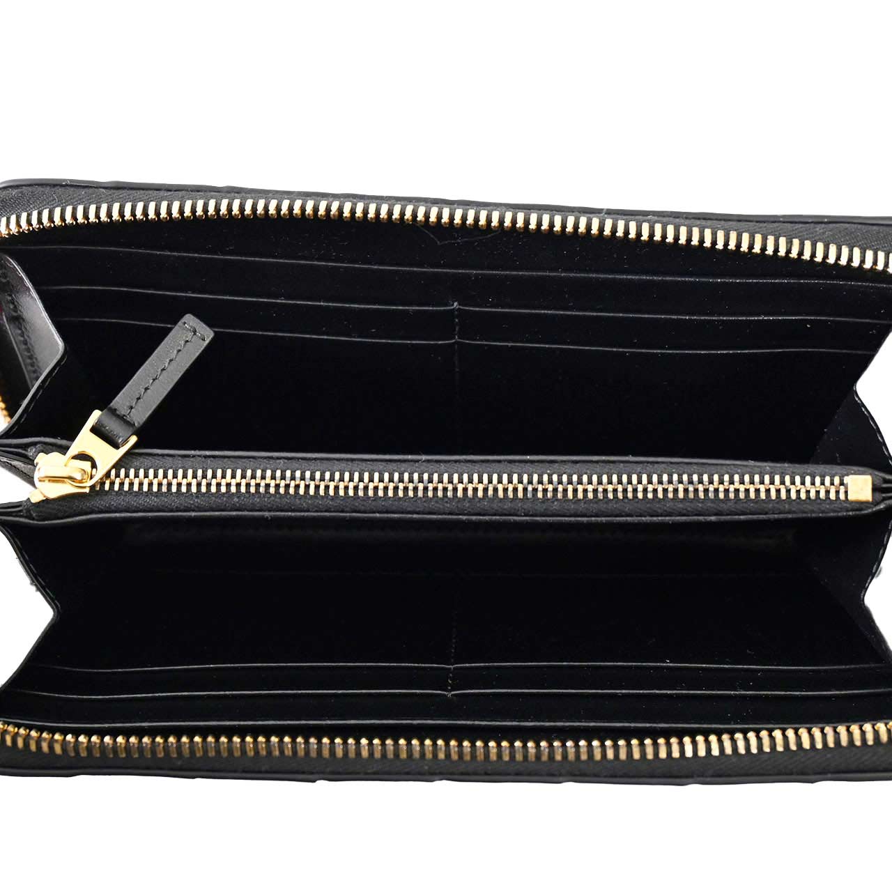 ★ボッテガ ヴェネタ BOTTEGA VENETA ラウンドファスナー長財布 742332 VCPP2 8425 ブラック メンズ