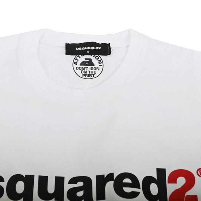 ディースクエアード 半袖 Tシャツ DSQUARED2 S74GD0565 S22427 100 ホワイト メンズ