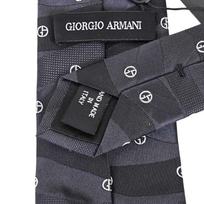 ジョルジオ アルマーニ ネクタイ GIORGIO ARMANI 1P907 00020 ブラック