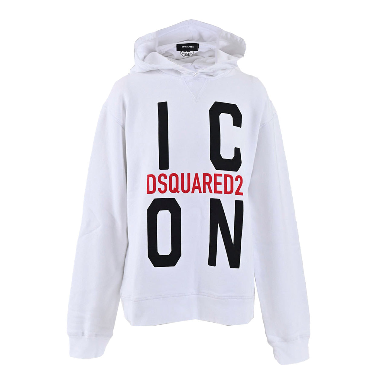 DSQUARED2 ディースクエアード パーカー S80GU0038 S25042100 Icon Hooded Sweatshirt 100 ホワイト　レディース