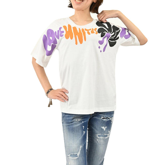 マルニ プリントTシャツ MARNI THJEL32EPU USCR55L UW01 ホワイト　 レディース