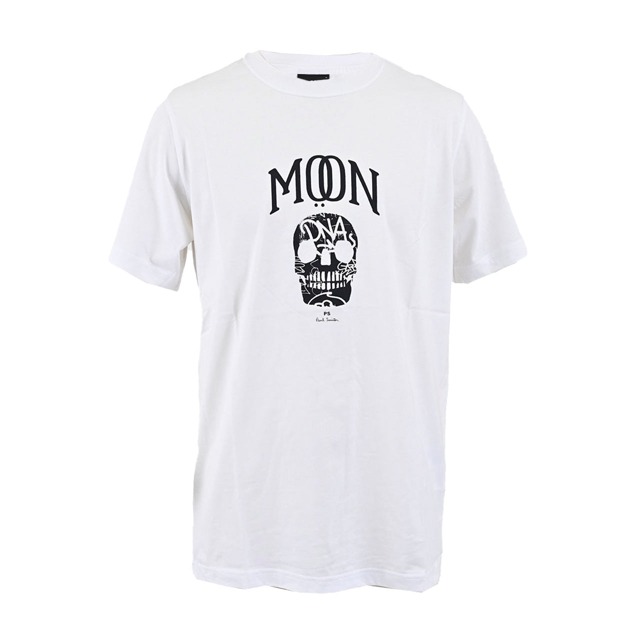 ピーエス　ポール・スミス PS Paul Smith Tシャツ REG FIT TSHIRT MOON M2R 011R HP3278 01 ホワイト 2022SS  メンズ