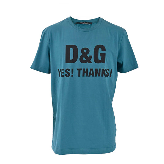 ドルチェ＆ガッバーナ DOLCE&GABBANA Tシャツ G8JX7TG7WVU1 S9013 グリーン 2022SS メンズ