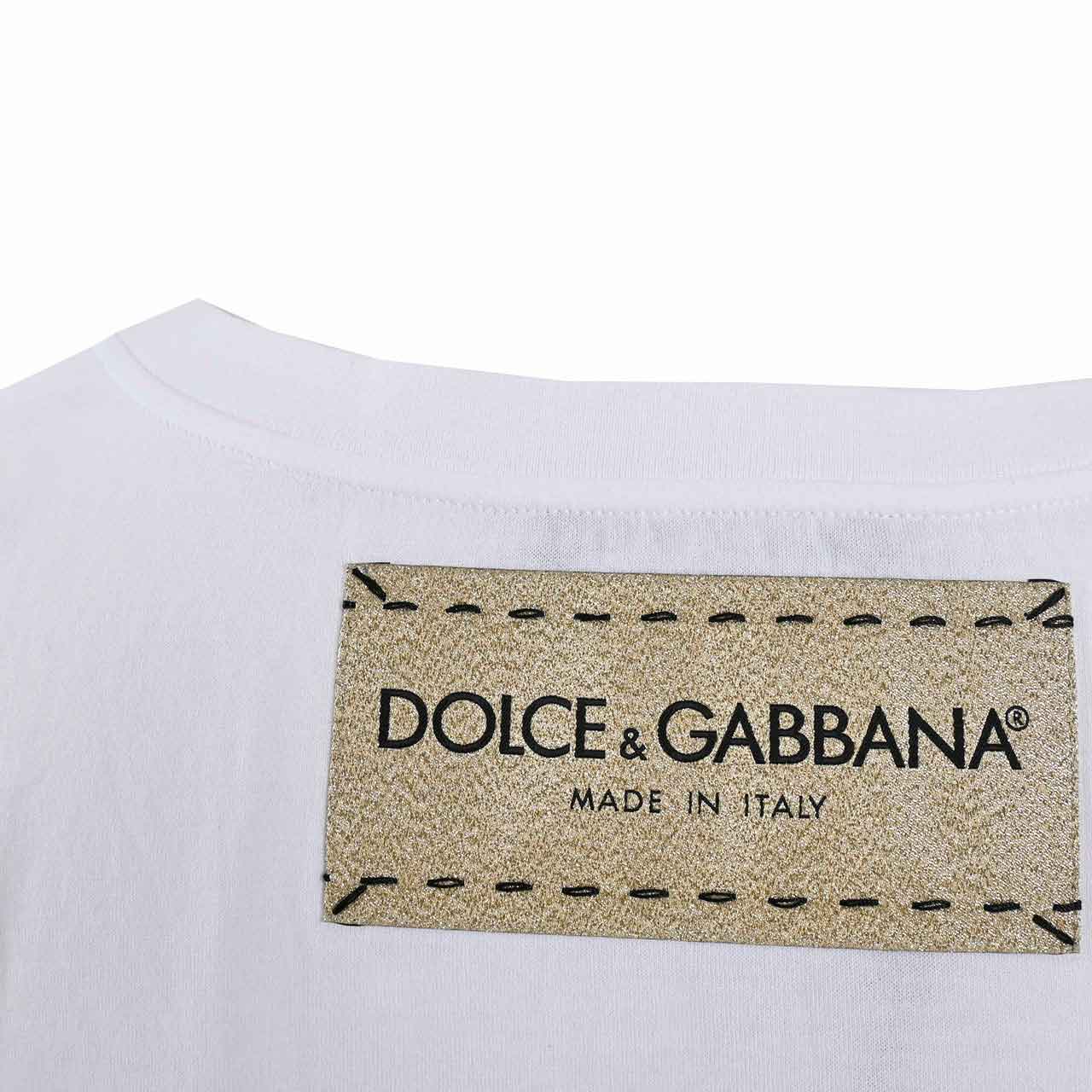 ドルチェ＆ガッバーナ DOLCE&GABBANA ノースリーブ F8H67ZG7RKG1 W0800 ホワイト 2022SS レディース