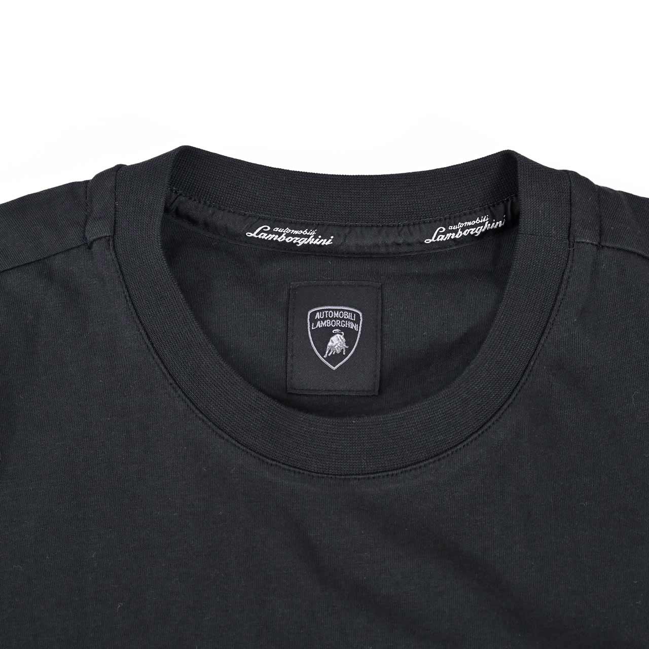 ランボルギーニ LAMBORGHINI クルーネック半袖Ｔシャツ 72XBH008 CJ513 899 ブラック 2022SS メンズ