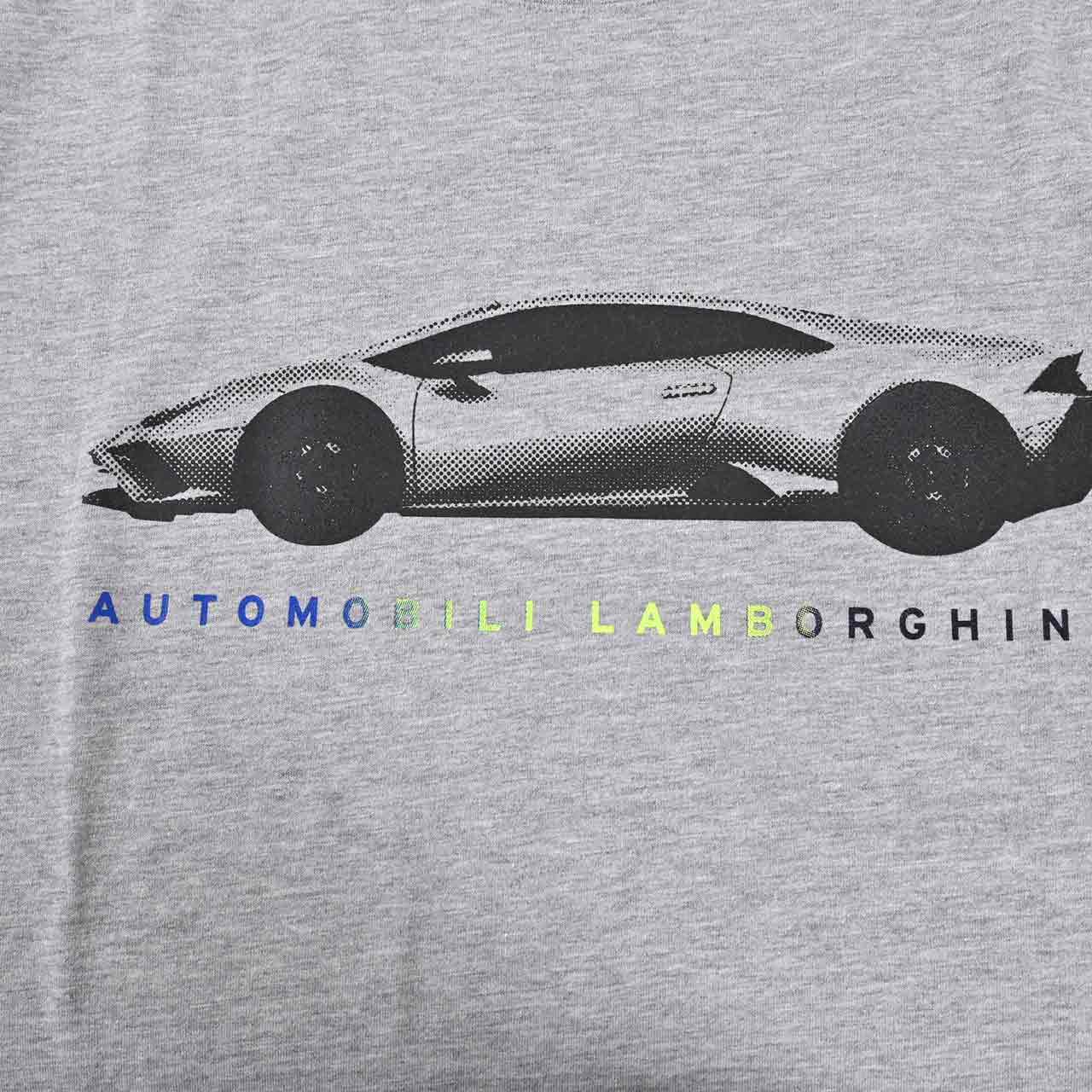 ランボルギーニ LAMBORGHINI クルーネック半袖Ｔシャツ 72XBH014 CJ513 817 グレー 2022SS メンズ