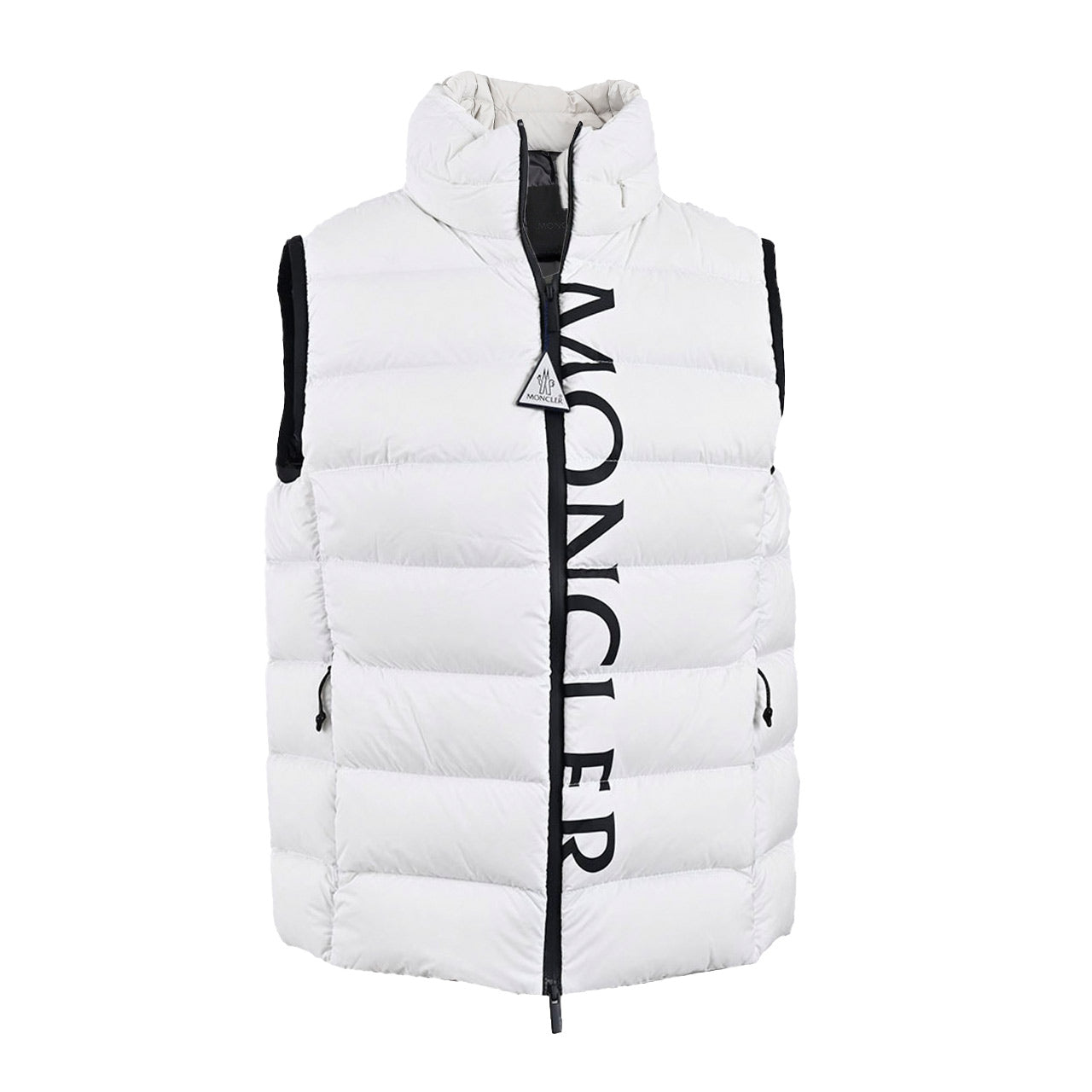 ★モンクレール MONCLER ジレ 1A000 12 53333 042 ホワイト 2022年秋冬 レディース