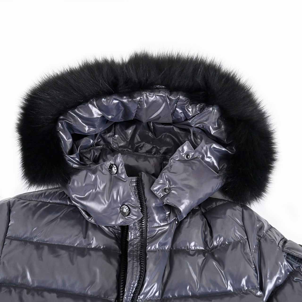 ★モンクレール MONCLER ダウンジャケット BADYFUR D2 093 4685825 68950 グレー 2022年秋冬 レディース