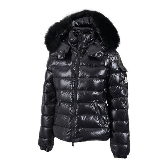 ★モンクレール MONCLER ダウンジャケット BADYFUR D2 093 4685825 68950 999 ブラック 2022AW  レディース