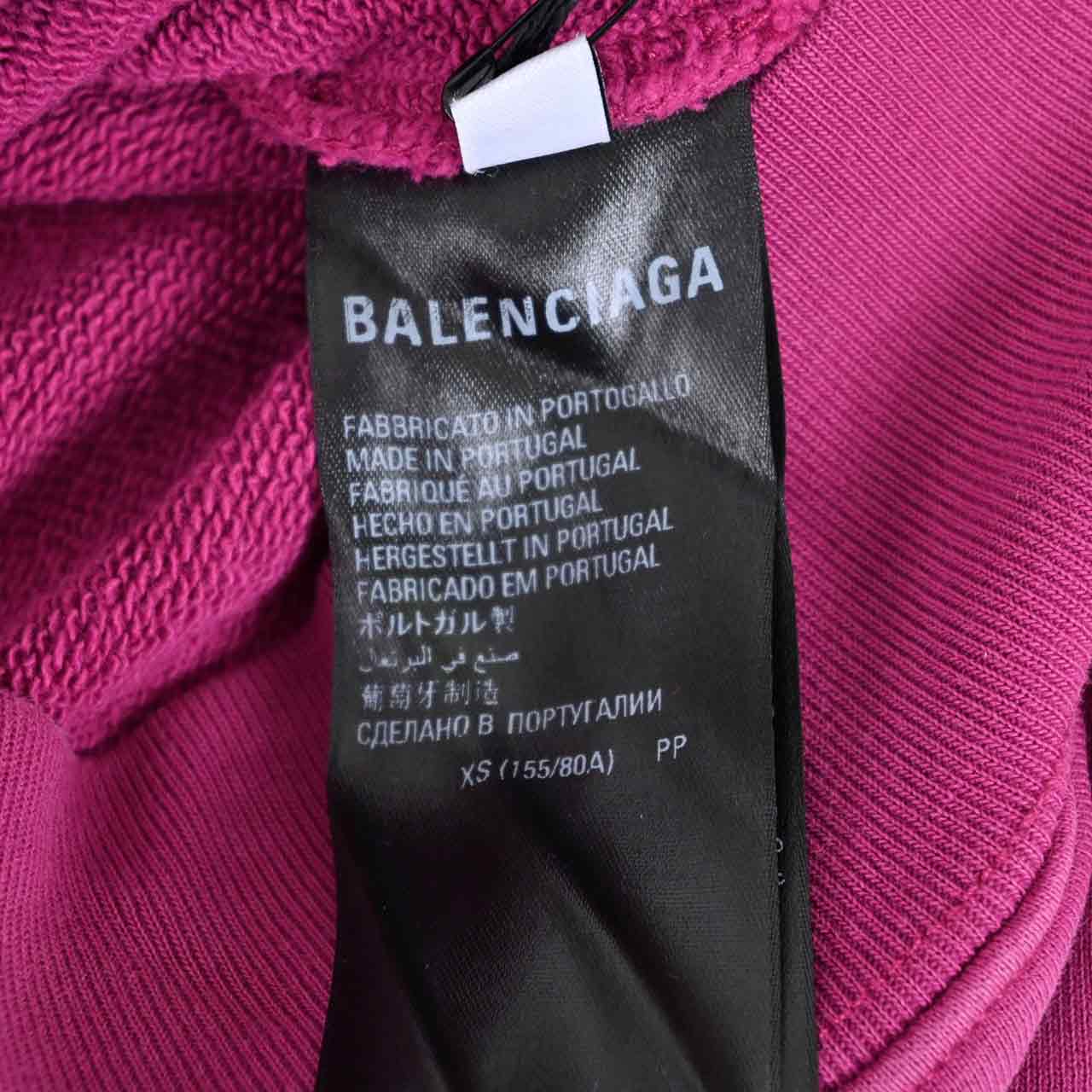 ★バレンシアガ BALENCIAGA パーカー 578135 TKVI9 5282 ピンク 2022AW レディース