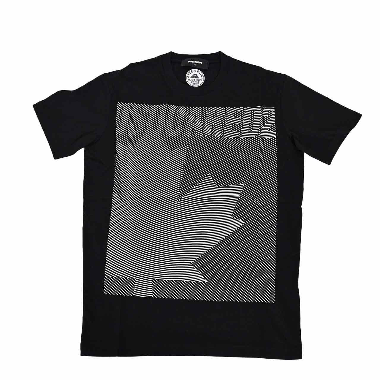 ディースクエアード DSQUARED2 Tシャツ S74GD0862 S23009 900 ブラック  メンズ