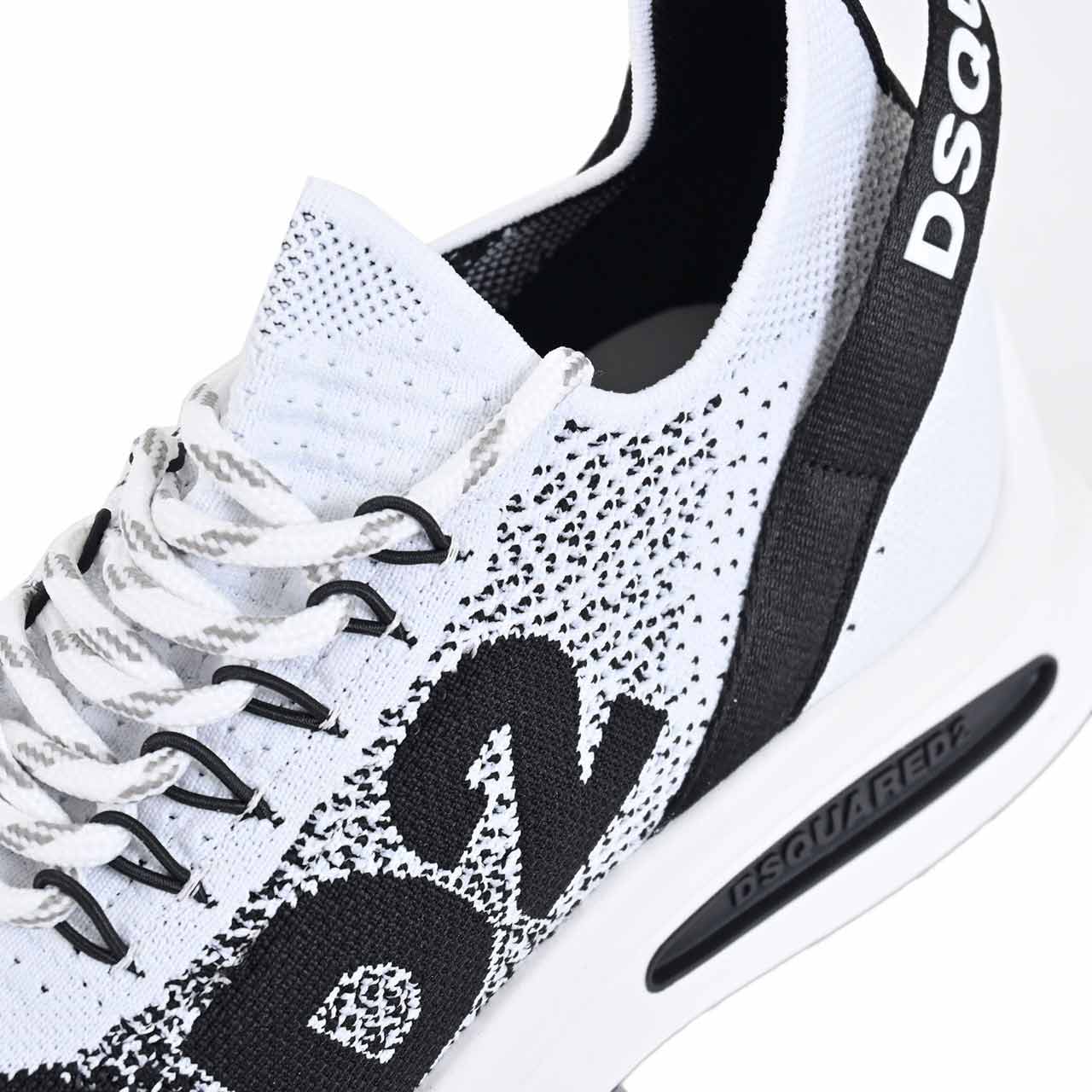 ディースクエアード DSQUARED2 スニーカー Run Ds2 Lace-Up SNM0211 59206261 M2656 ホワイト 2023SS メンズ