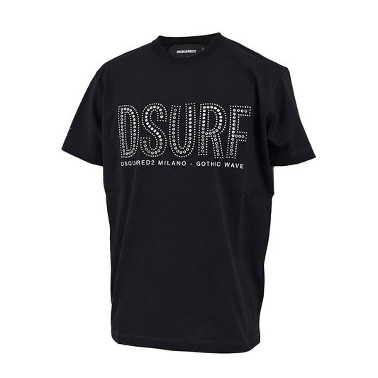 ディースクエアード DSQUARED2 Tシャツ D Surf Cool Tee S74GD1084 S23009 900 ブラック 2023SS メンズ