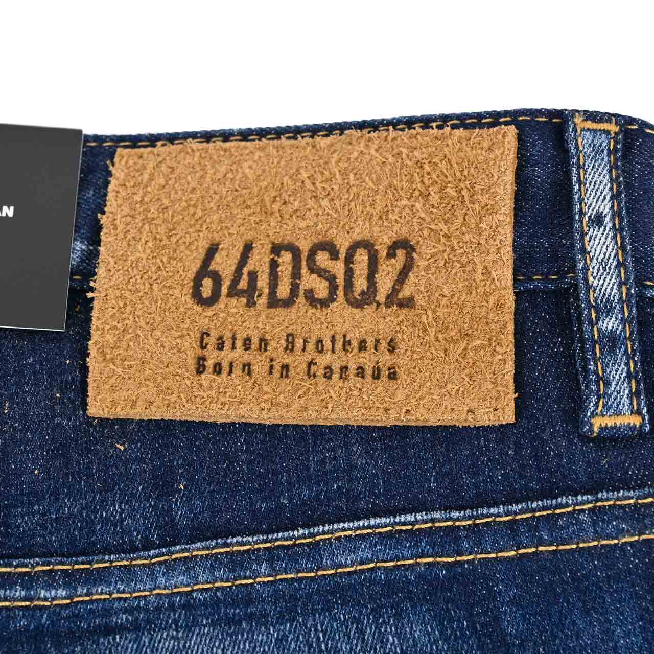 ディースクエアード DSQUARED2 ジーンズ Skater Jean S74LB1232 S30342 470 ブルー 2023SS メンズ