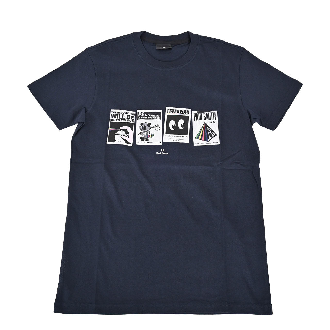 ピーエス　ポール・スミス PS Paul Smith Tシャツ M2R 010R JP3434 49 ネイビー 2022AW メンズ