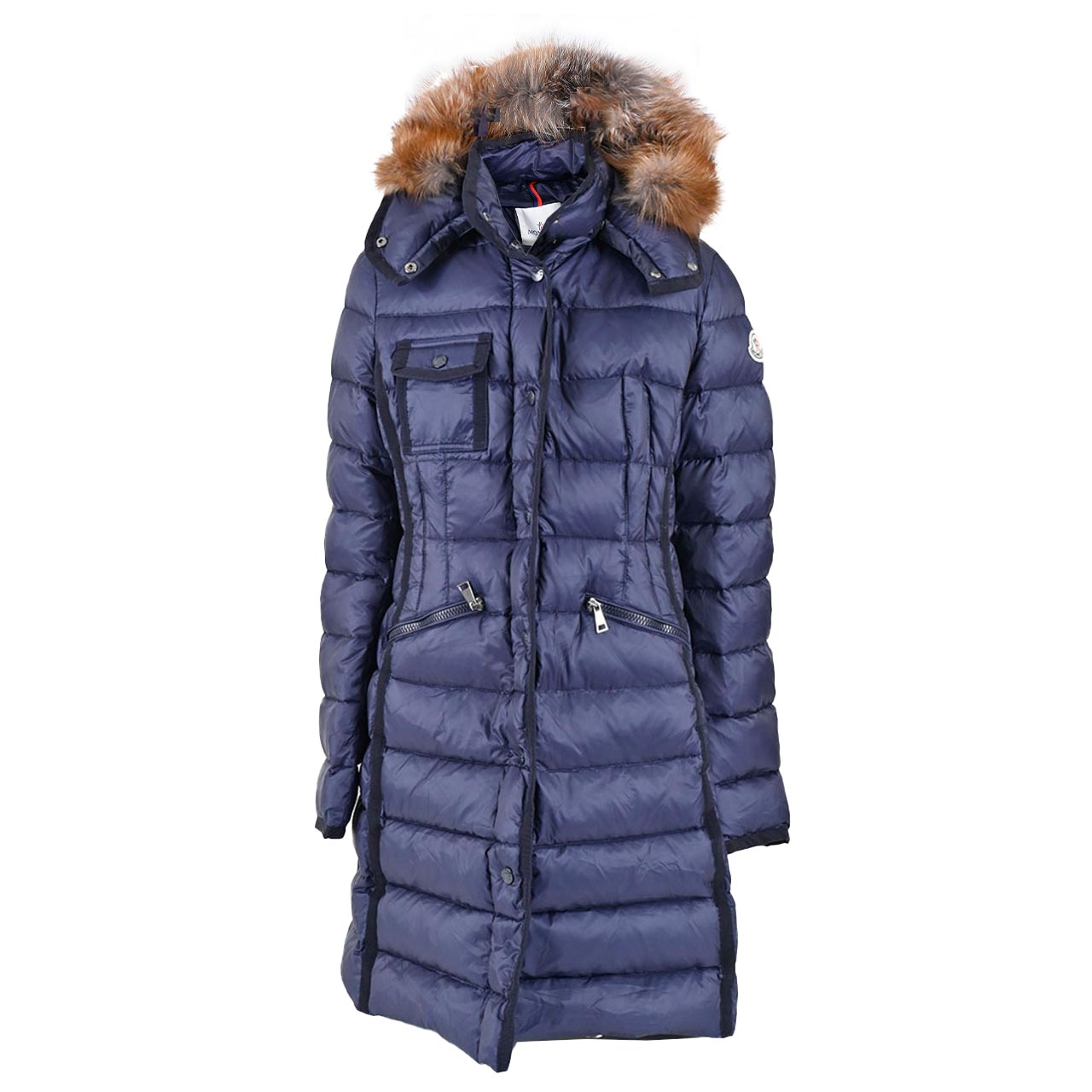 ★モンクレール MONCLER ダウンコート HERMIFUR 778 ネイビー 年秋冬 レディース