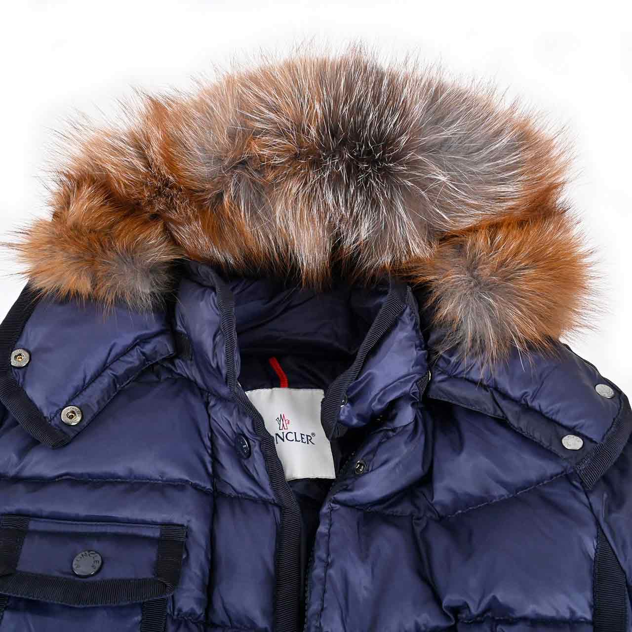 ★モンクレール MONCLER ダウンコート HERMIFUR 778 ネイビー 年秋冬 レディース