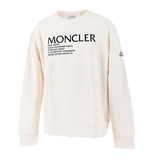 モンクレール MONCLER スウェットトレーナー 8G000 48 899FL 002 ホワイト 年秋冬 メンズ