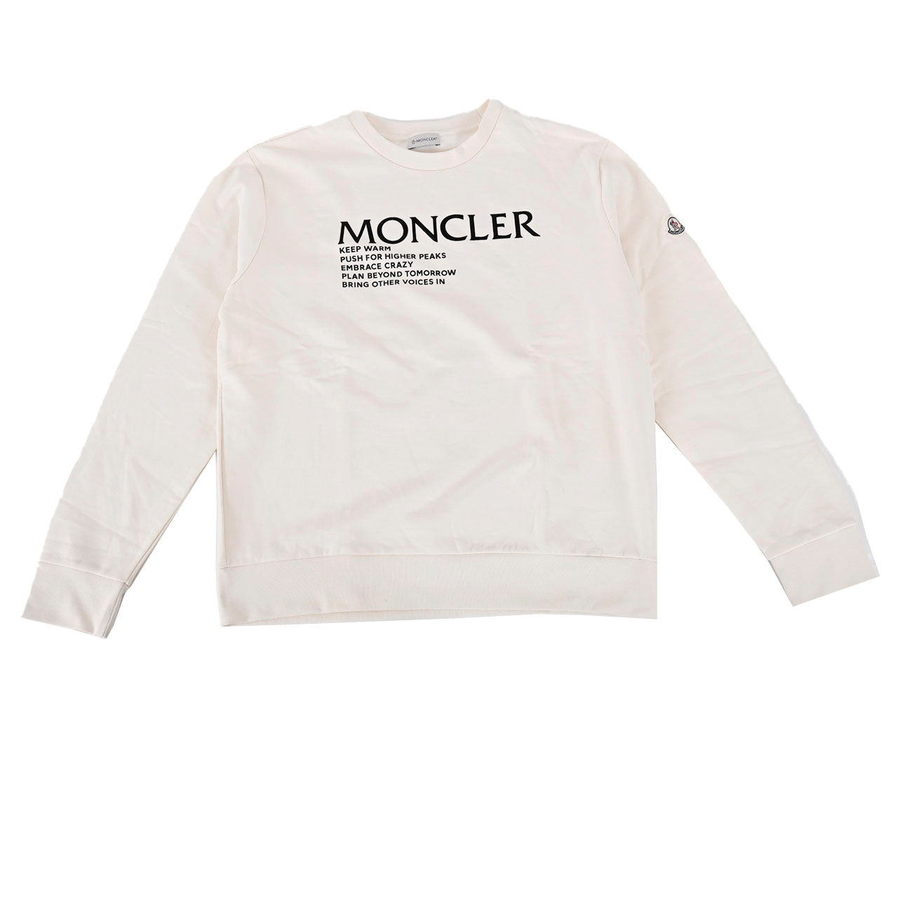 モンクレール MONCLER スウェットトレーナー 8G000 48 899FL 002 ホワイト 年秋冬 メンズ