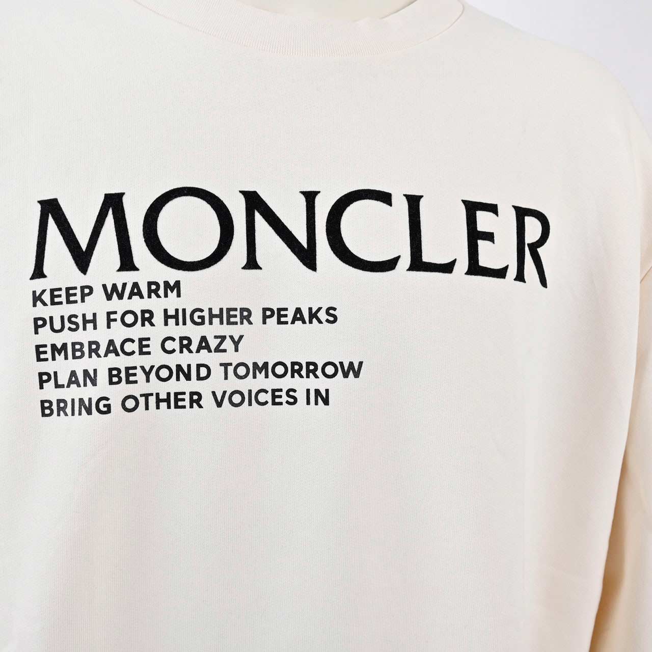 モンクレール MONCLER スウェットトレーナー 8G000 48 899FL 002 ホワイト 年秋冬 メンズ