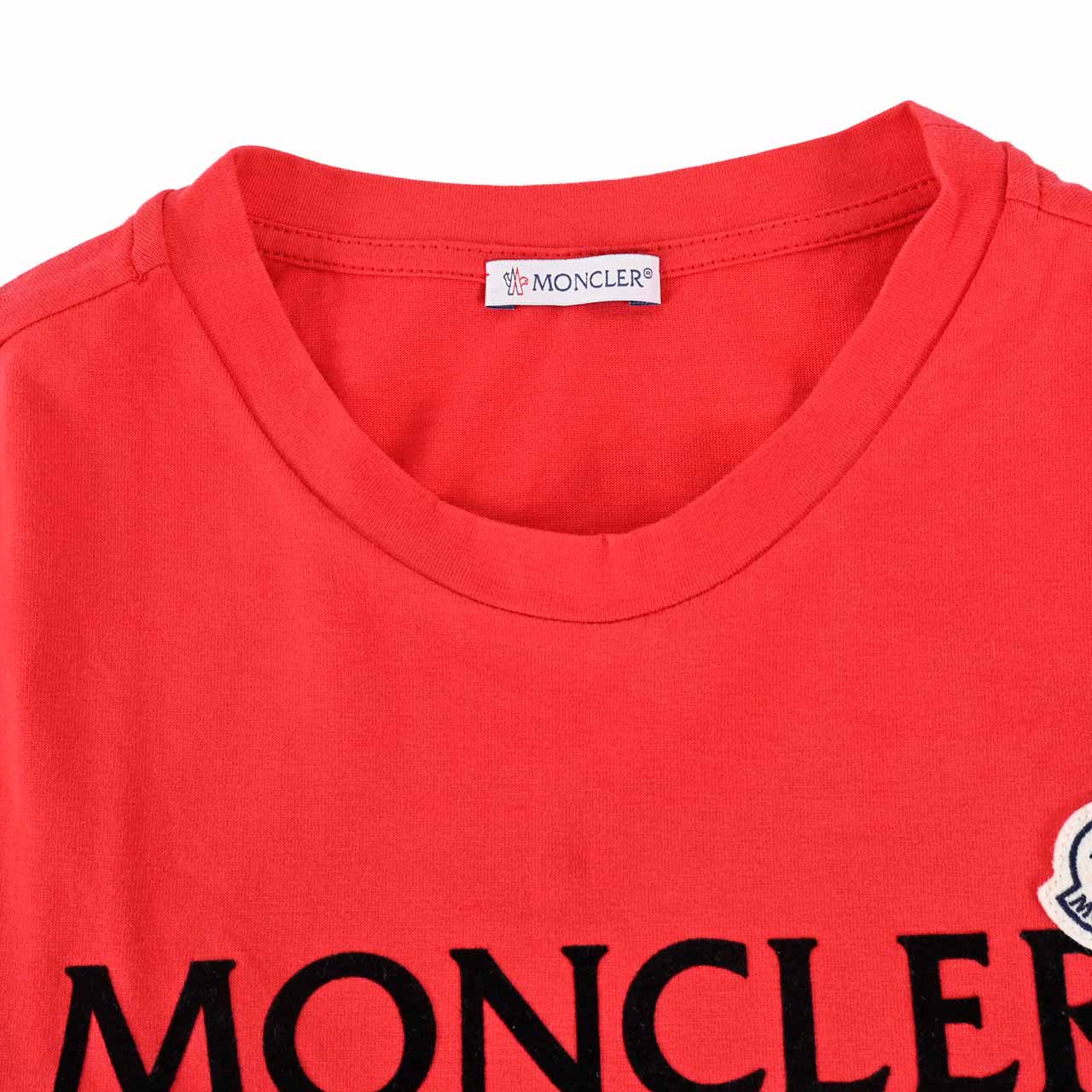 モンクレール MONCLER Tシャツ 8C000 22 8390T 544 レッド メンズ