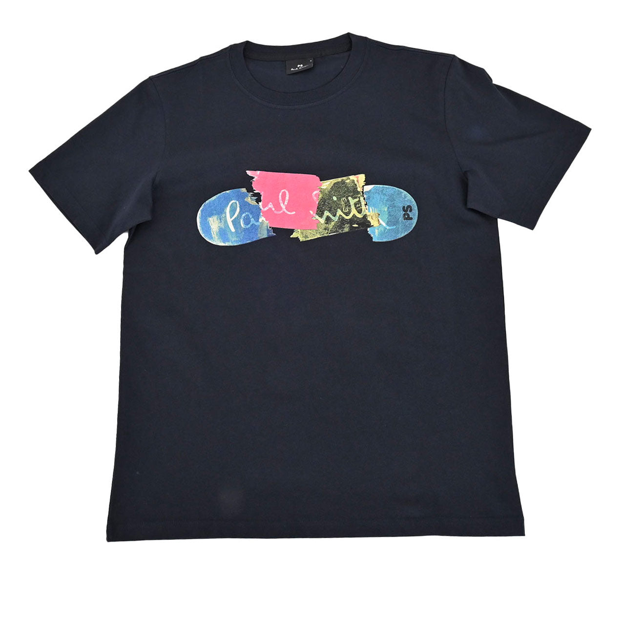 ポールスミス PAUL SMITH Tシャツ regular BROKEN BOARD M2R 011R KP3822 49 ネイビー 2023SS メンズ